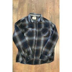 Men's‎ 2 XL black gray flannel